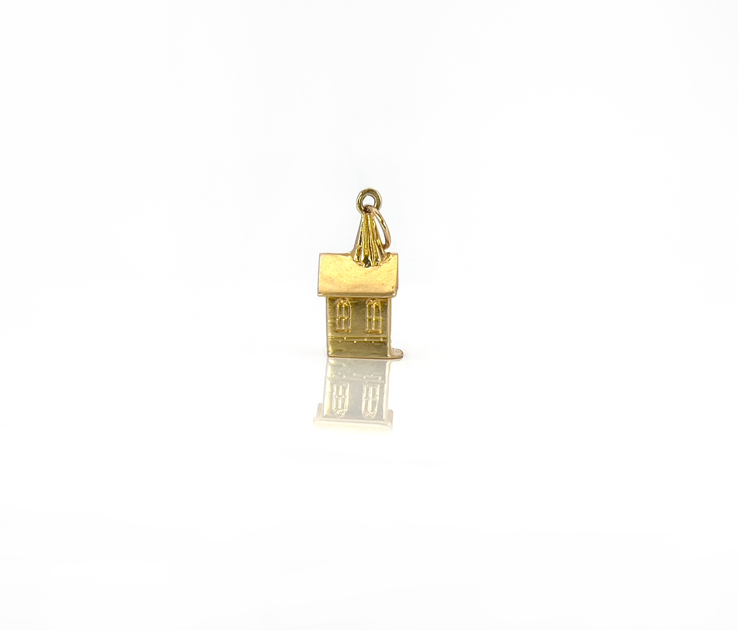 Vintage Stanhope Viewer Chapel Charm, Lord’s Prayer, 14K