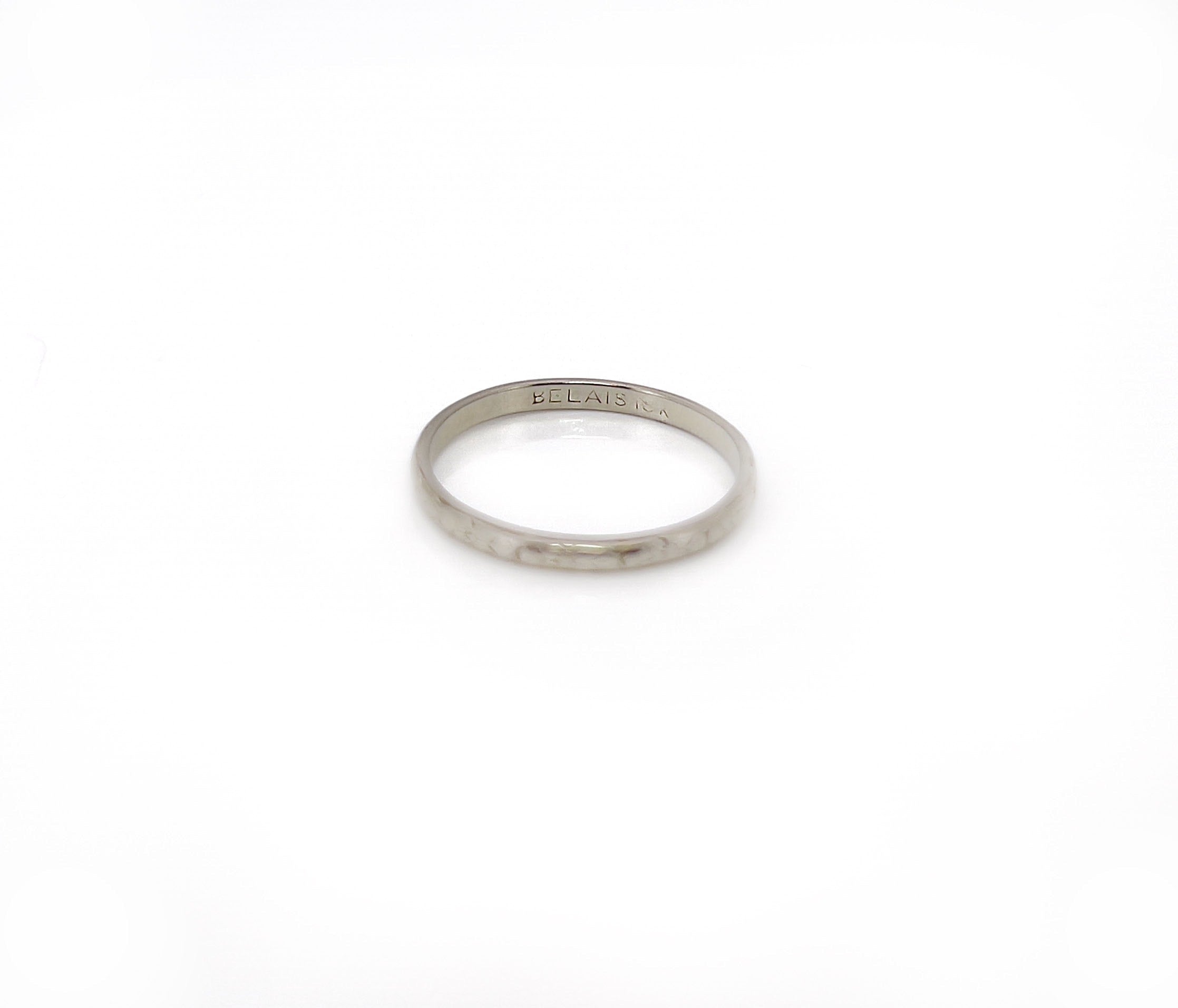 Vintage Belais Orange Blossom Ring, White Gold, Size 5.5