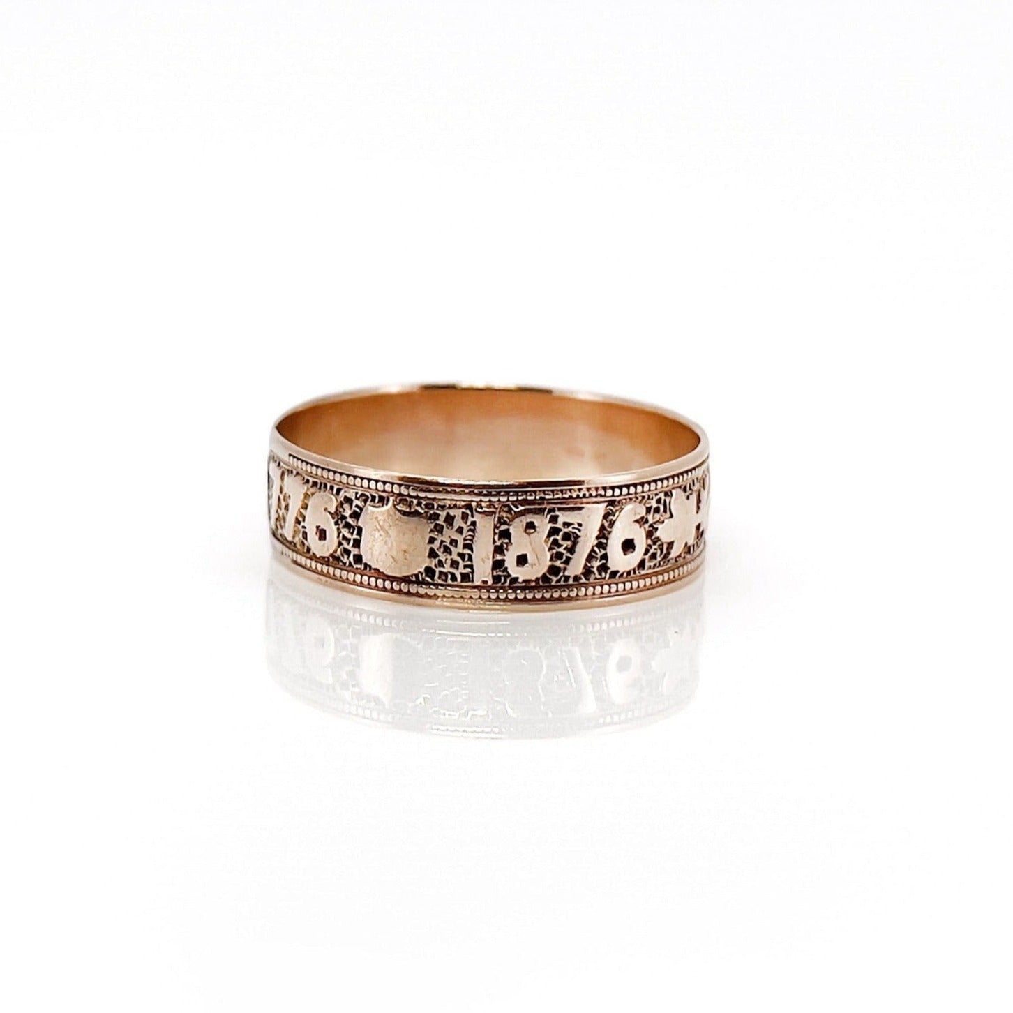 Antique Centennial Ring, 1776 & 1876, 10K, Size 9.5