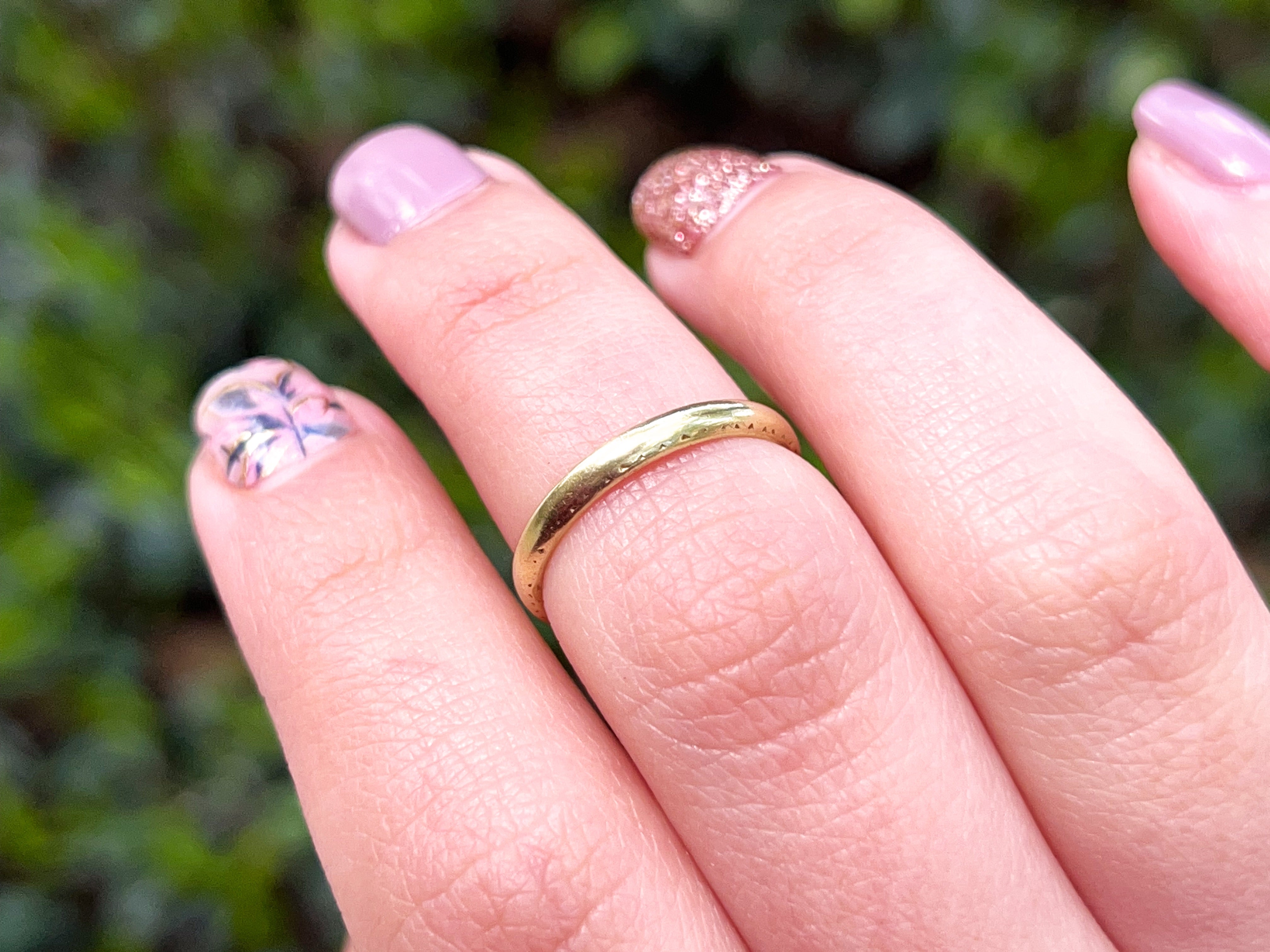 Antique 18K Gold Wedding Ring, Size 5.25