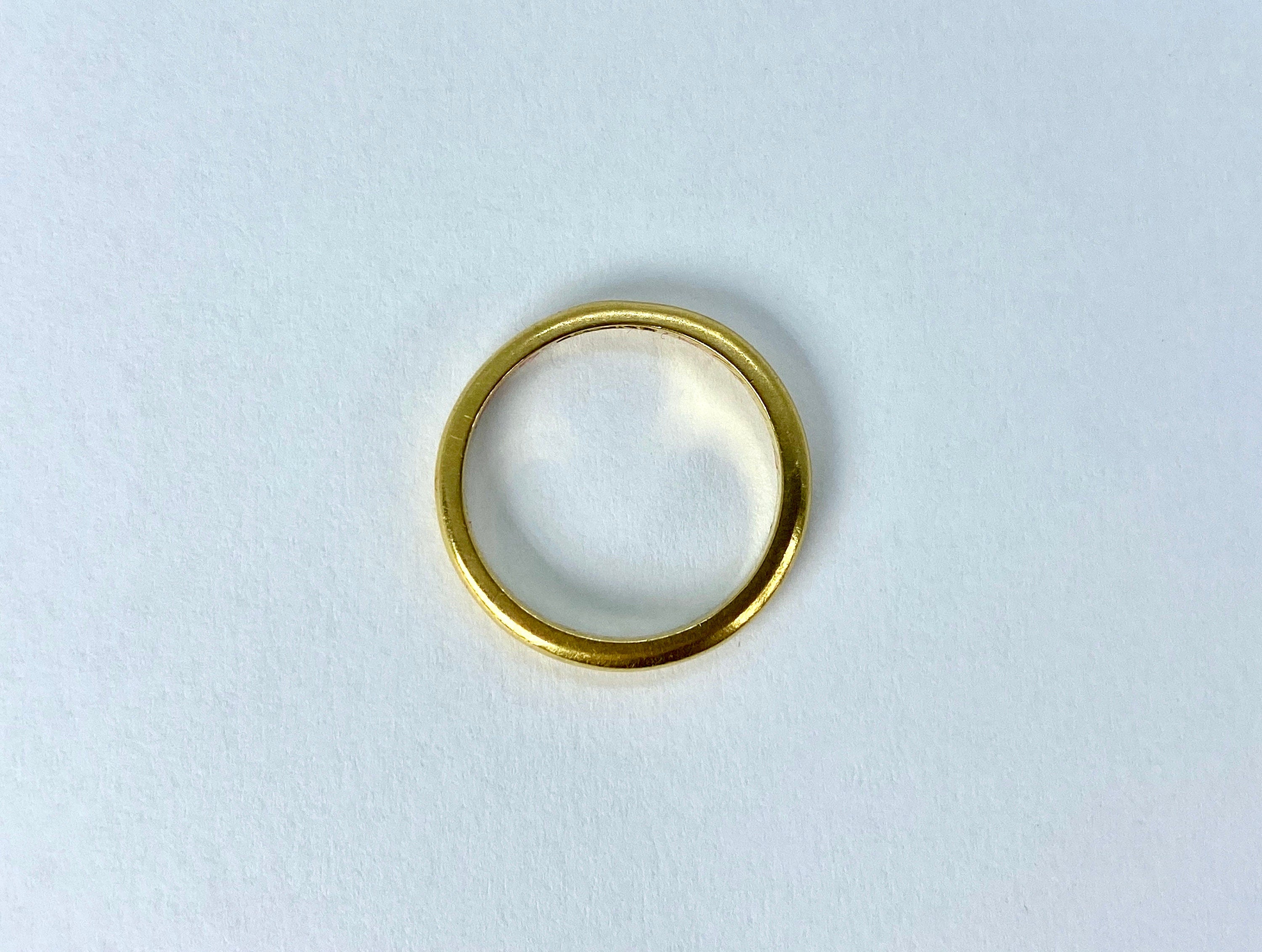 Antique Wedding Band, 20K, Size 5.25