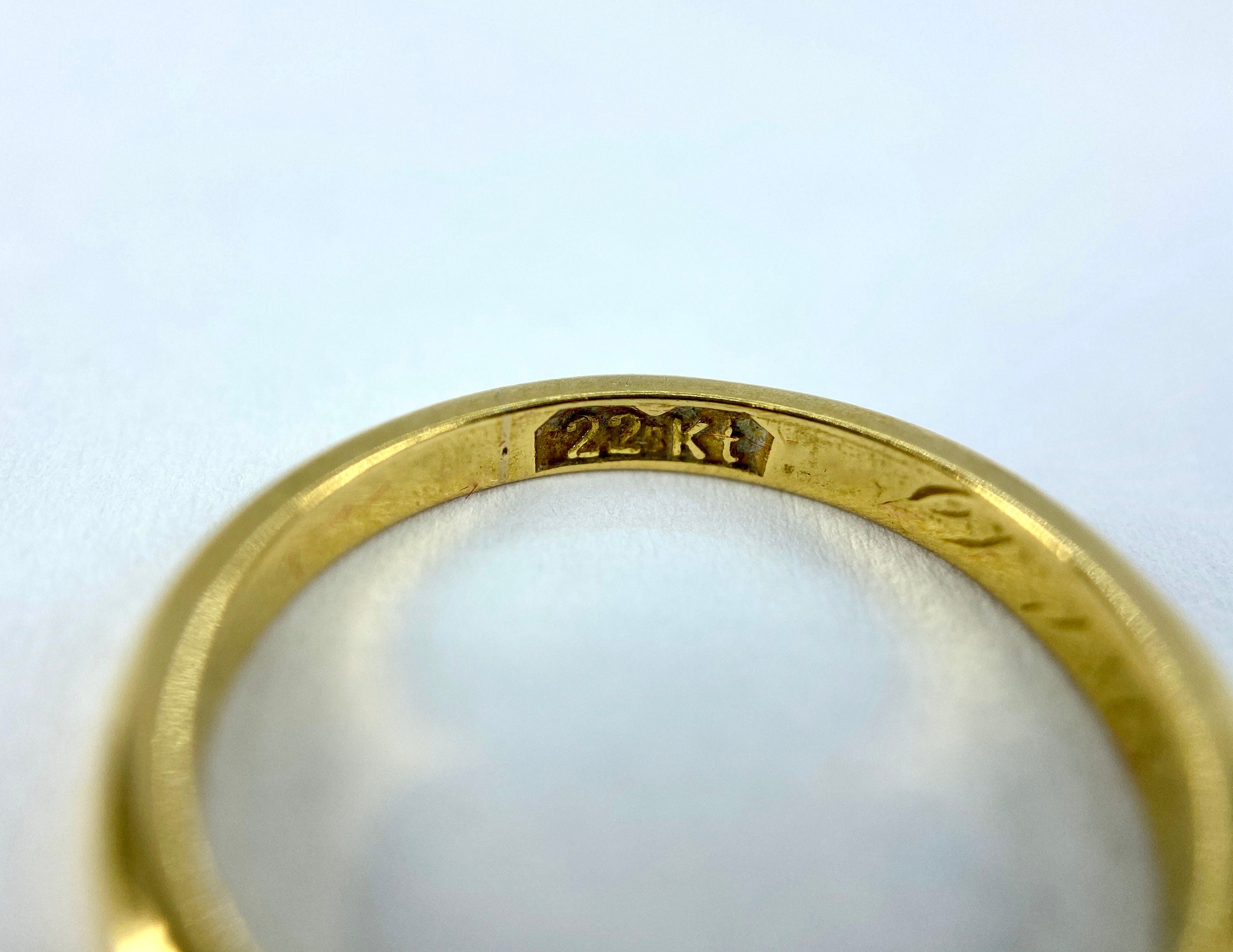 Antique Wedding Band, 20K, Size 5.25