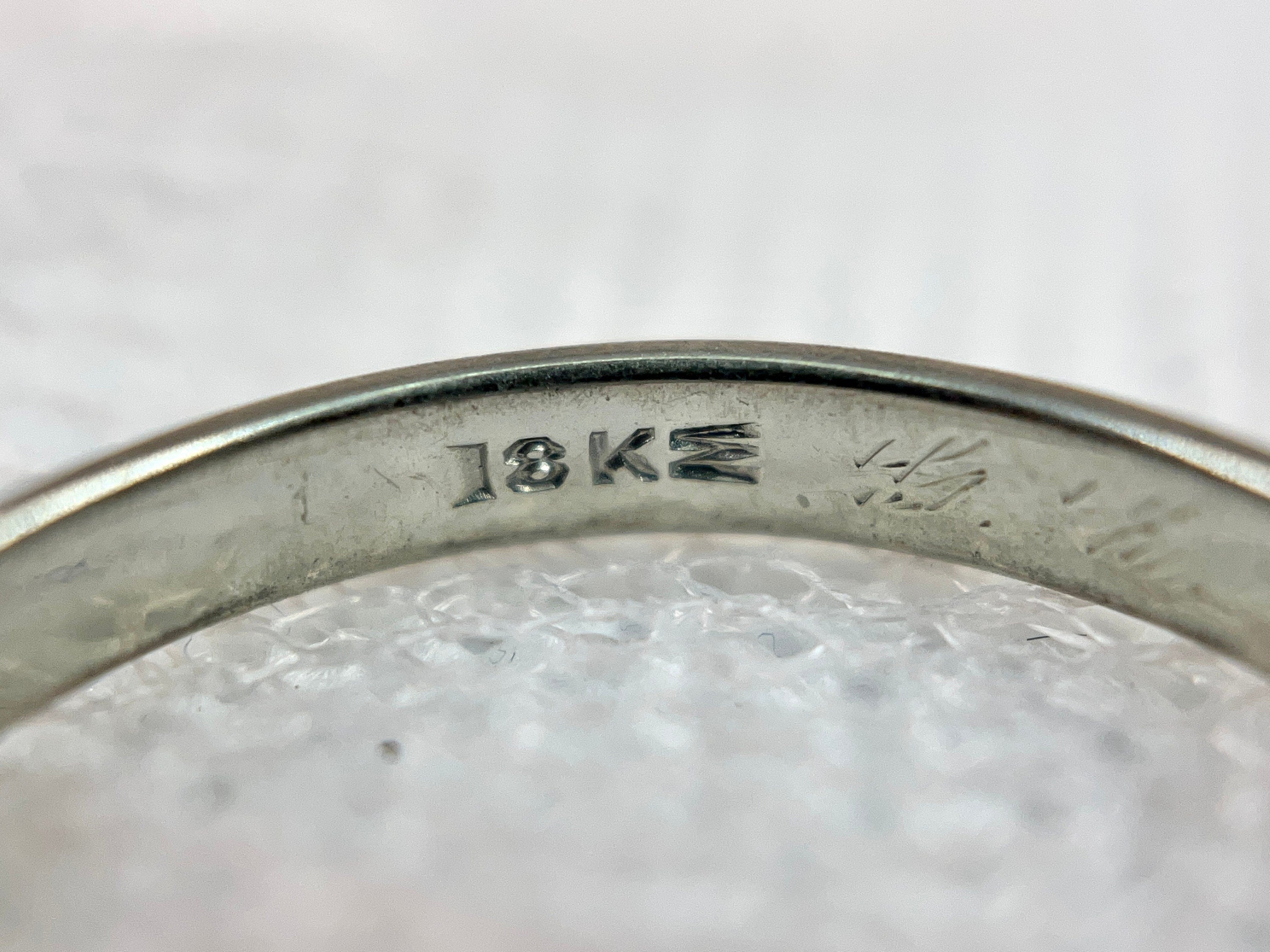 JR Wood & Son’s Wedding Ring, G.E. to E.K. 6-15-24, 18K, Size 8.75