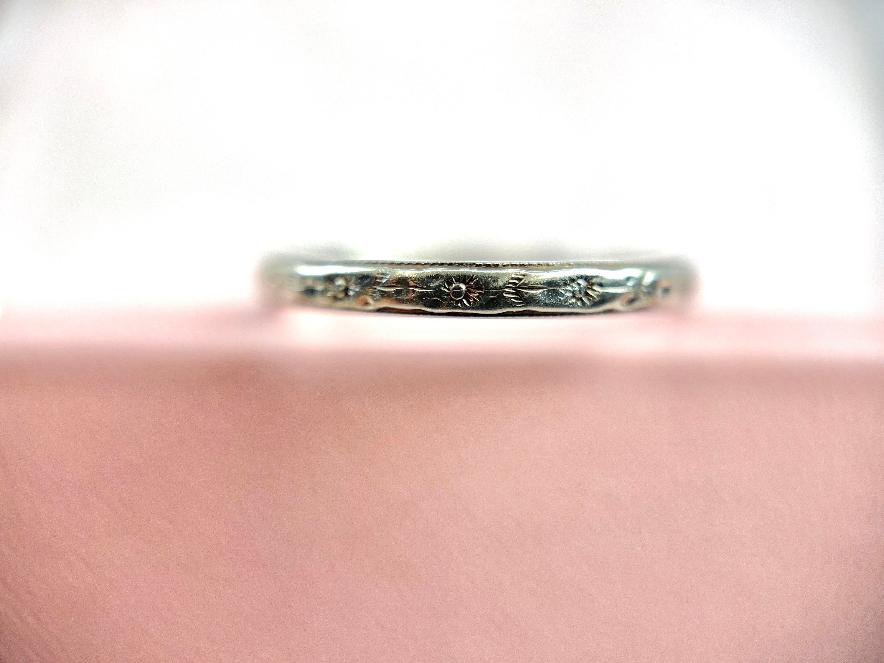 Vintage Belais Wedding Ring, Size 7.75