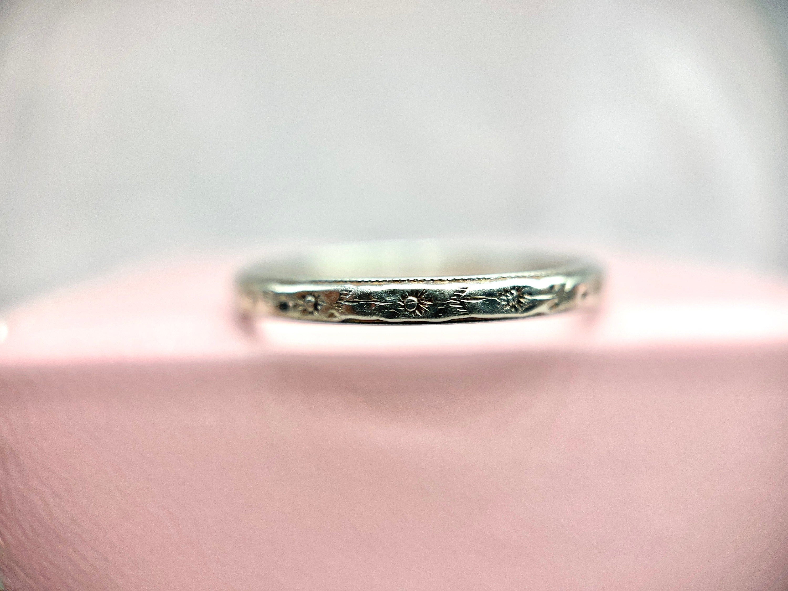 Vintage Belais Wedding Ring, Size 7.75